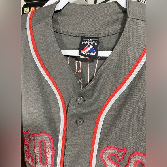 Boston Red Sox Pedroia baseball jersey. Size xl. - Picture 6 of 7